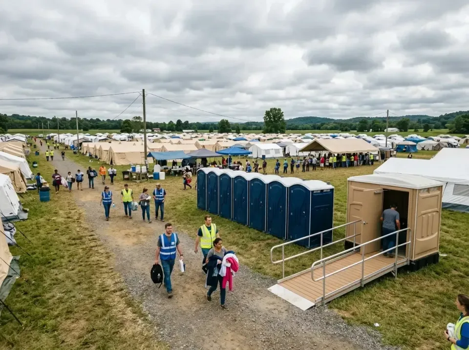 disaster-relief-camp-restrooms-010 — frequently asked questions, Dumpster & Portable Bathrooms Rental in Tahlequah, OK